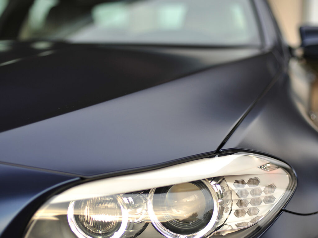 Image of a luxury car that's been repaired